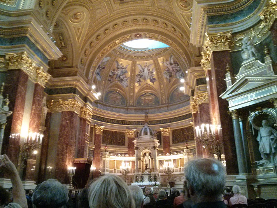 Interior of St. Stephen’s Basilica.