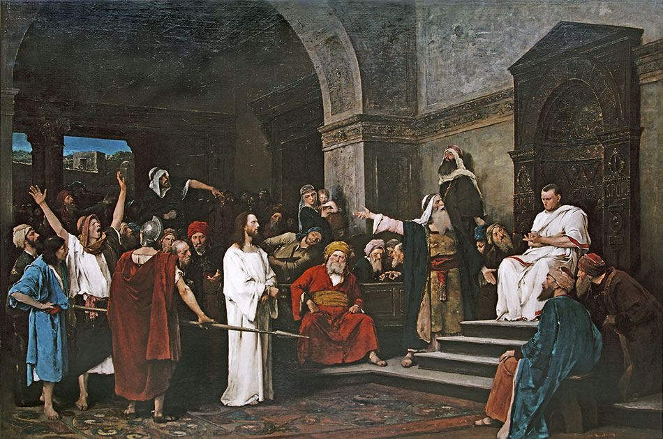 Mihály Munkácsy, Christ Before Pilate, 1881, oil on canvas