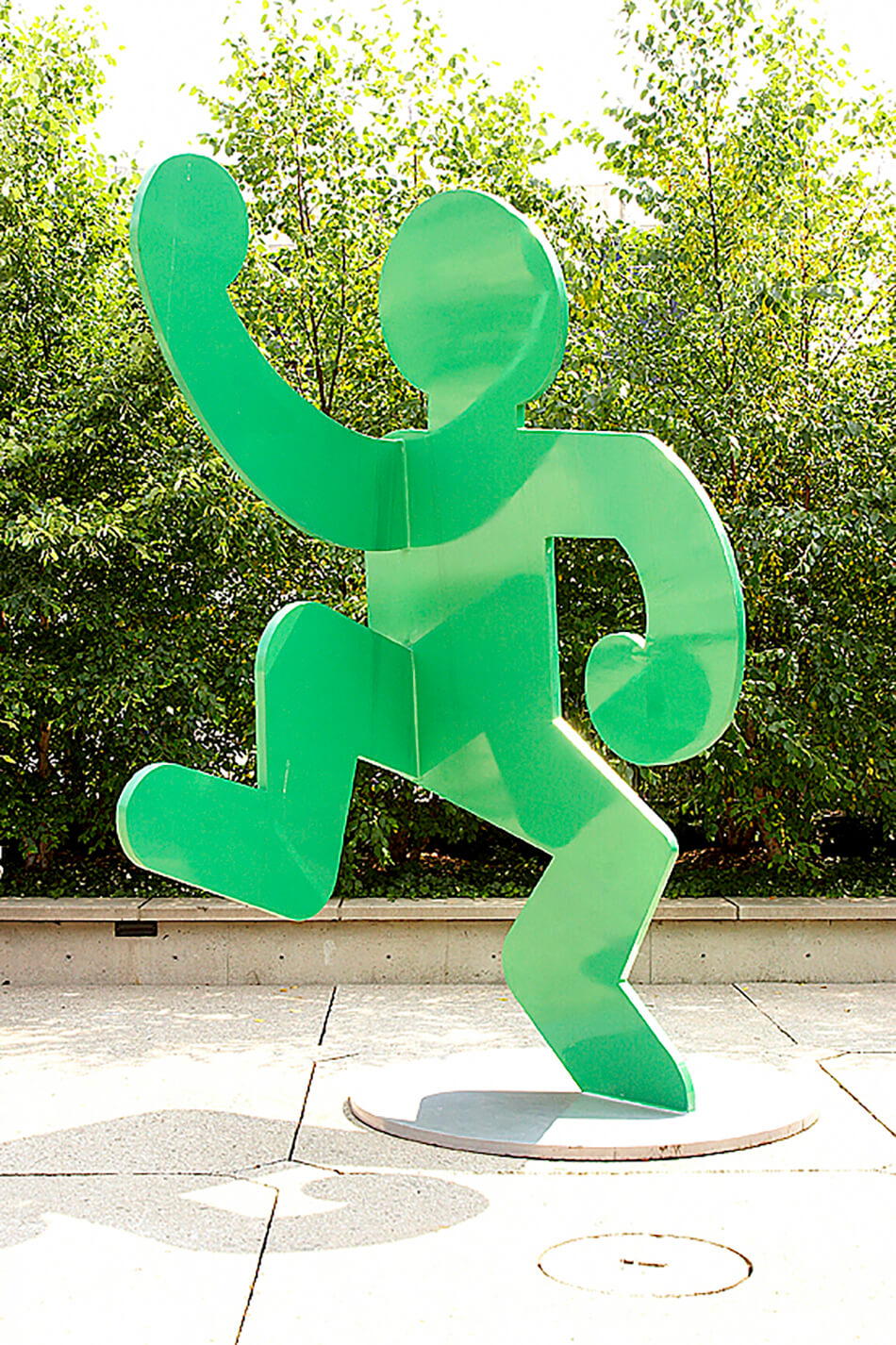Keith Haring (American 1958-1990), Self Portrait 1989, painted steel, ed. 2/3. The Joey and Toby Tanenbaum Collection, 2002. 