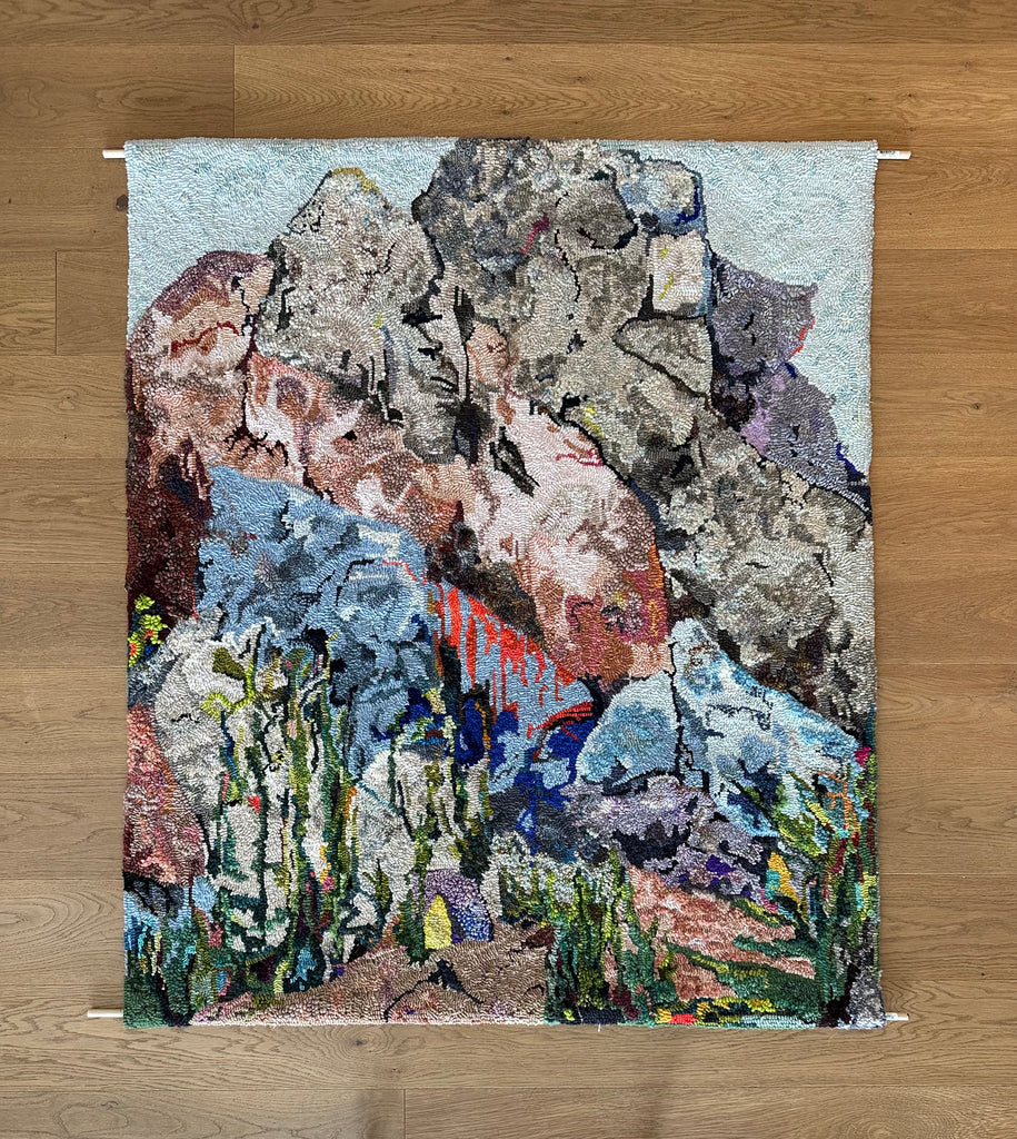 "Seeing the Bigger Picture," a textile piece by artist Kara McIntosh. 