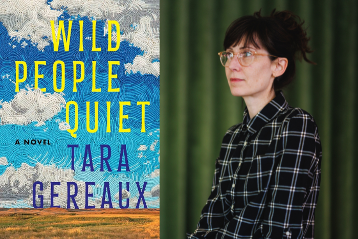 Book cover for Wile People Quiet alongside photo of the author, Tara Gereaux
